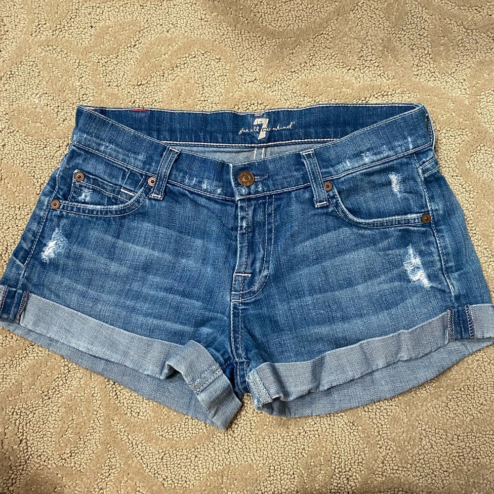 7 for all mankind shorts